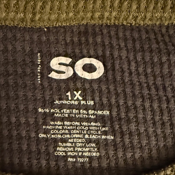 SO Tri-Tone Long Sleeve Shirt - Picture 2 of 2